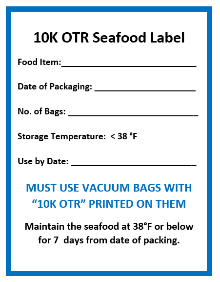 10K OTR Seafood Label